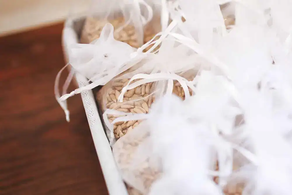 rice pouches Getting Married in Denmark