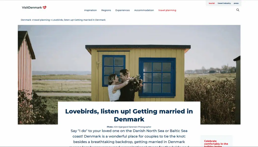 visitdenmark hero section Getting Married in Denmark