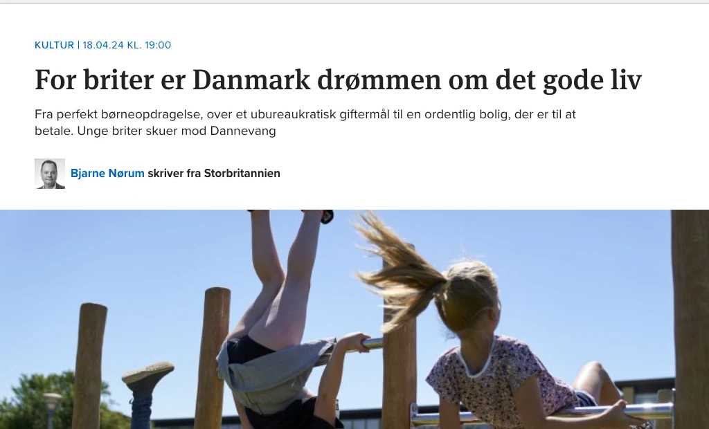 Kristeligt Dagblad hero section Getting Married in Denmark